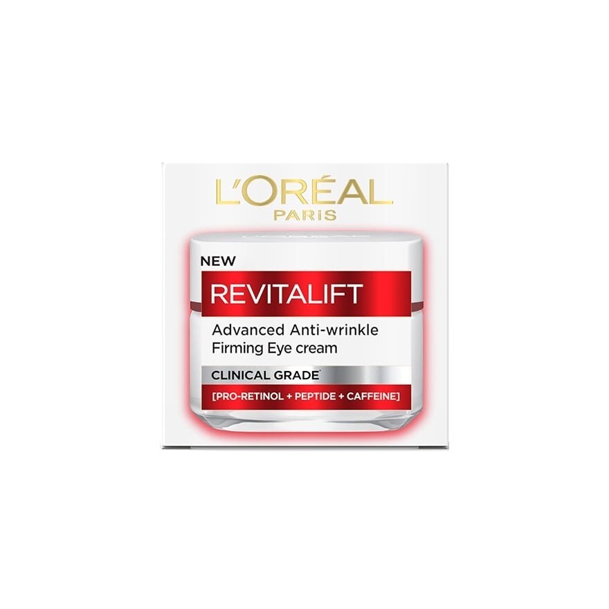 Loreal Revitalift Advanced Anti-Wrinkle Firming Eye Cream 15ml - Image 1